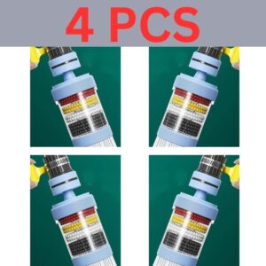 360 Degree Rotatable 6 Layers Water Filter Tap - 4PCS