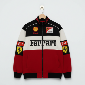 L Size – Ferrari Racing Jacket Tri-Color